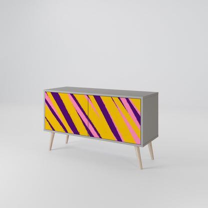 DREAMS COME TRUE Mueble de TV Compacto de 2 puertas