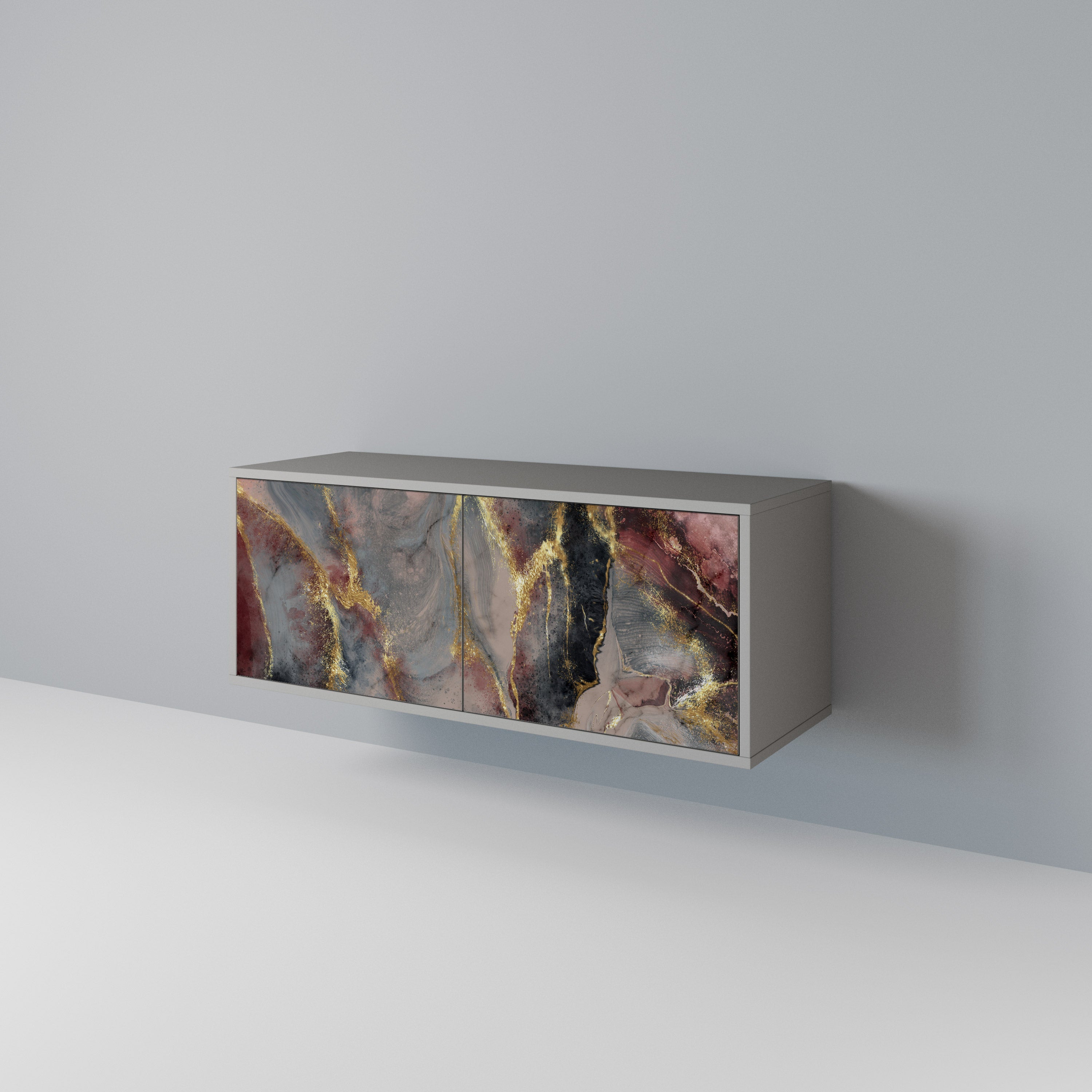 GOLDEN TIDES Compact 2-Door TV Cabinet