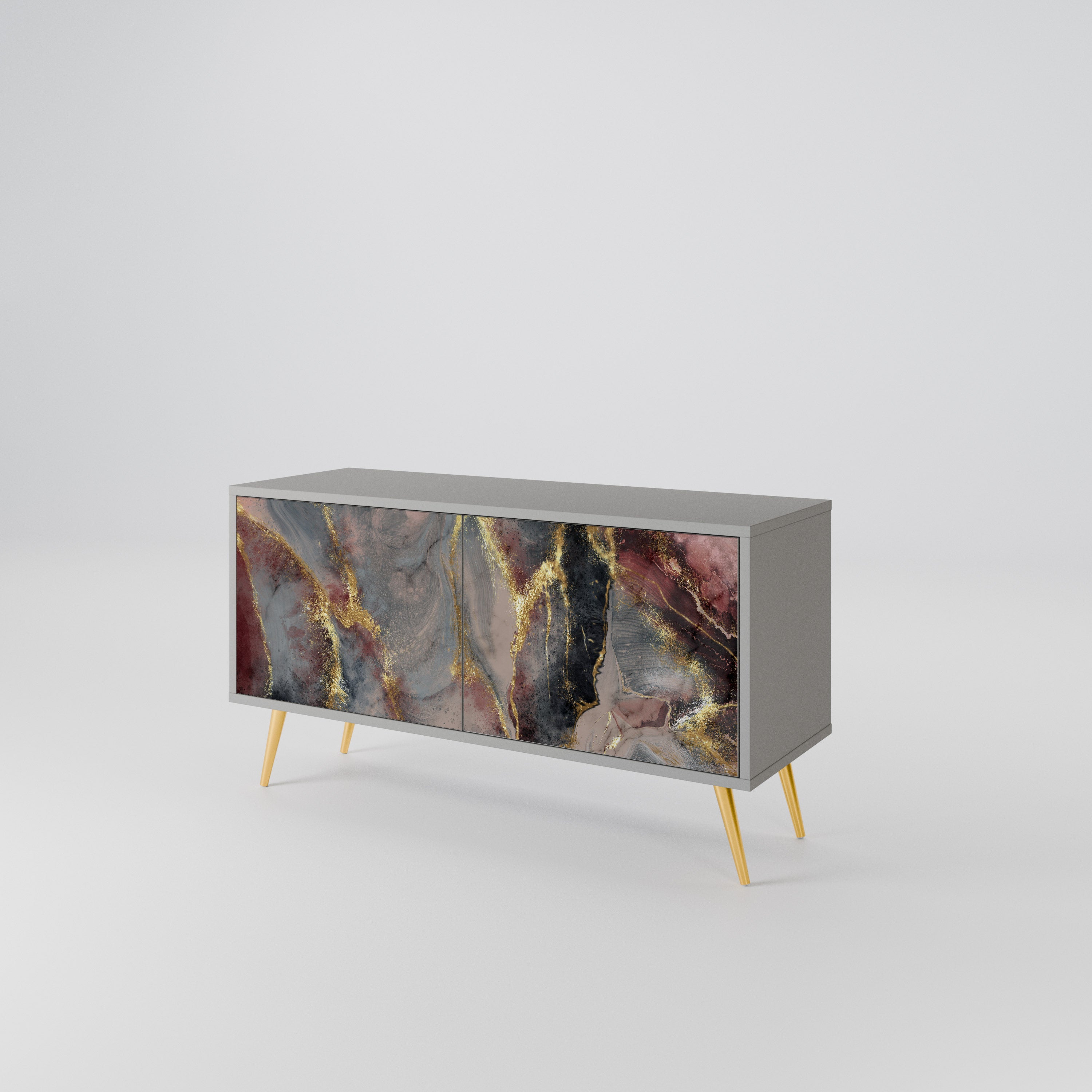 GOLDEN TIDES Compact 2-Door TV Cabinet