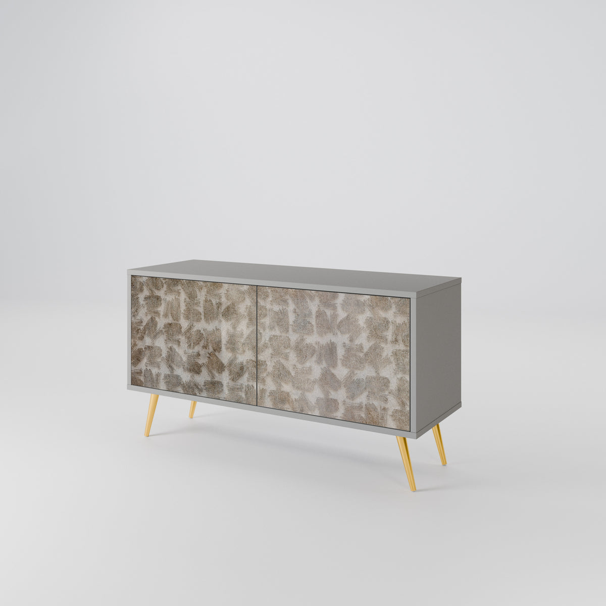 SLIGHTLY BLURRED Mueble de TV Compacto de 2 puertas