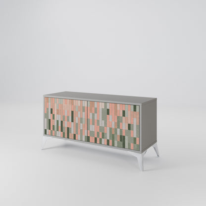 BUILDING THE FUTURE Compact 2-Door TV Cabinet
