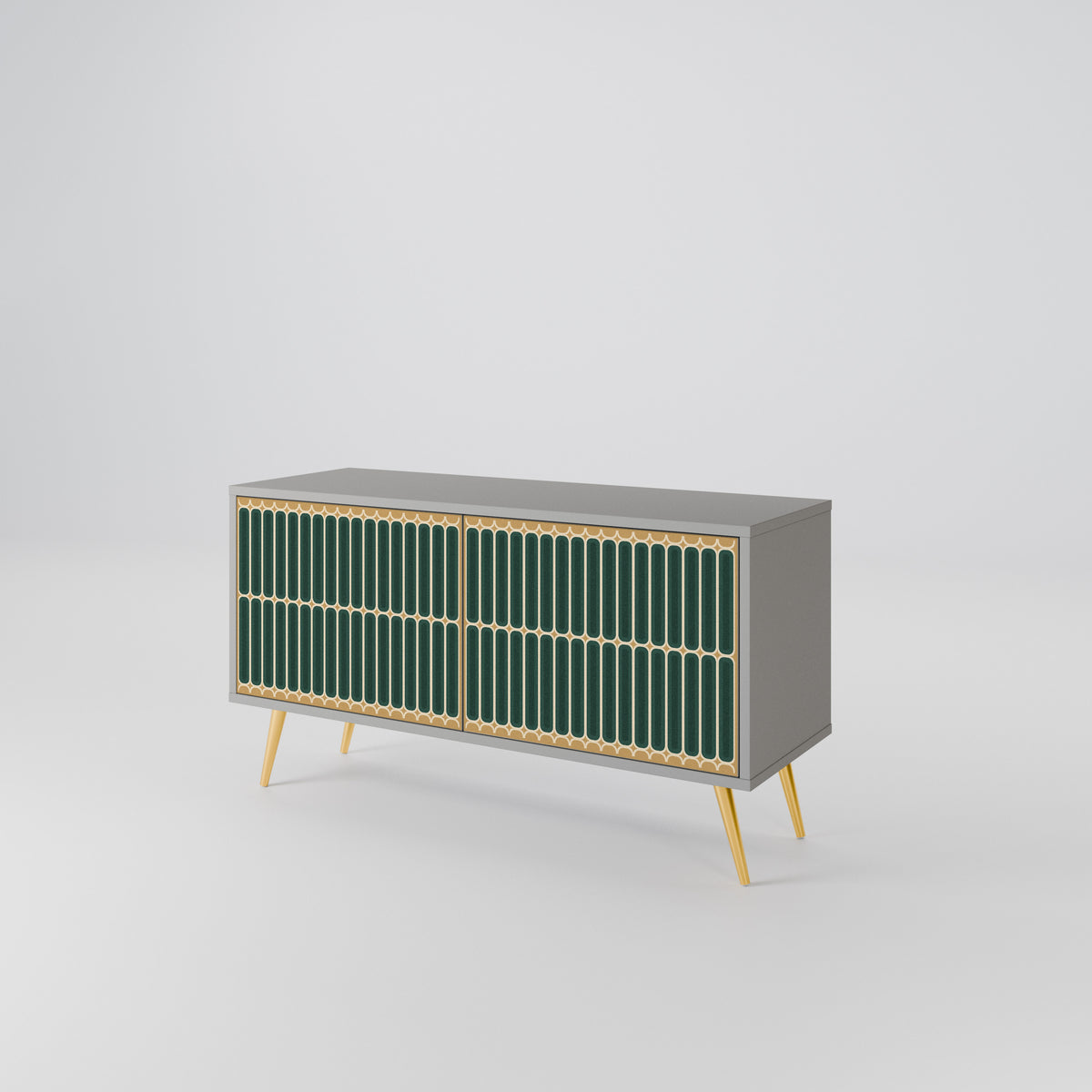 ILUSION GATE Mueble de TV Compacto de 2 puertas