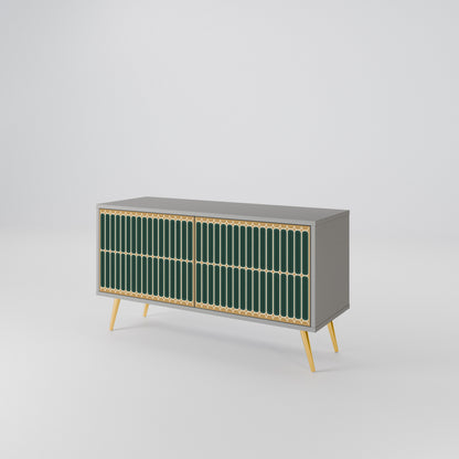 ILUSION GATE Mueble de TV Compacto de 2 puertas