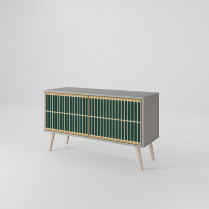 ILUSION GATE Mueble de TV Compacto de 2 puertas