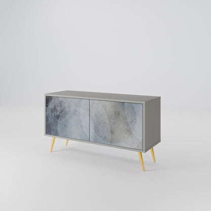 MUTED ARC Mueble de TV Compacto de 2 puertas