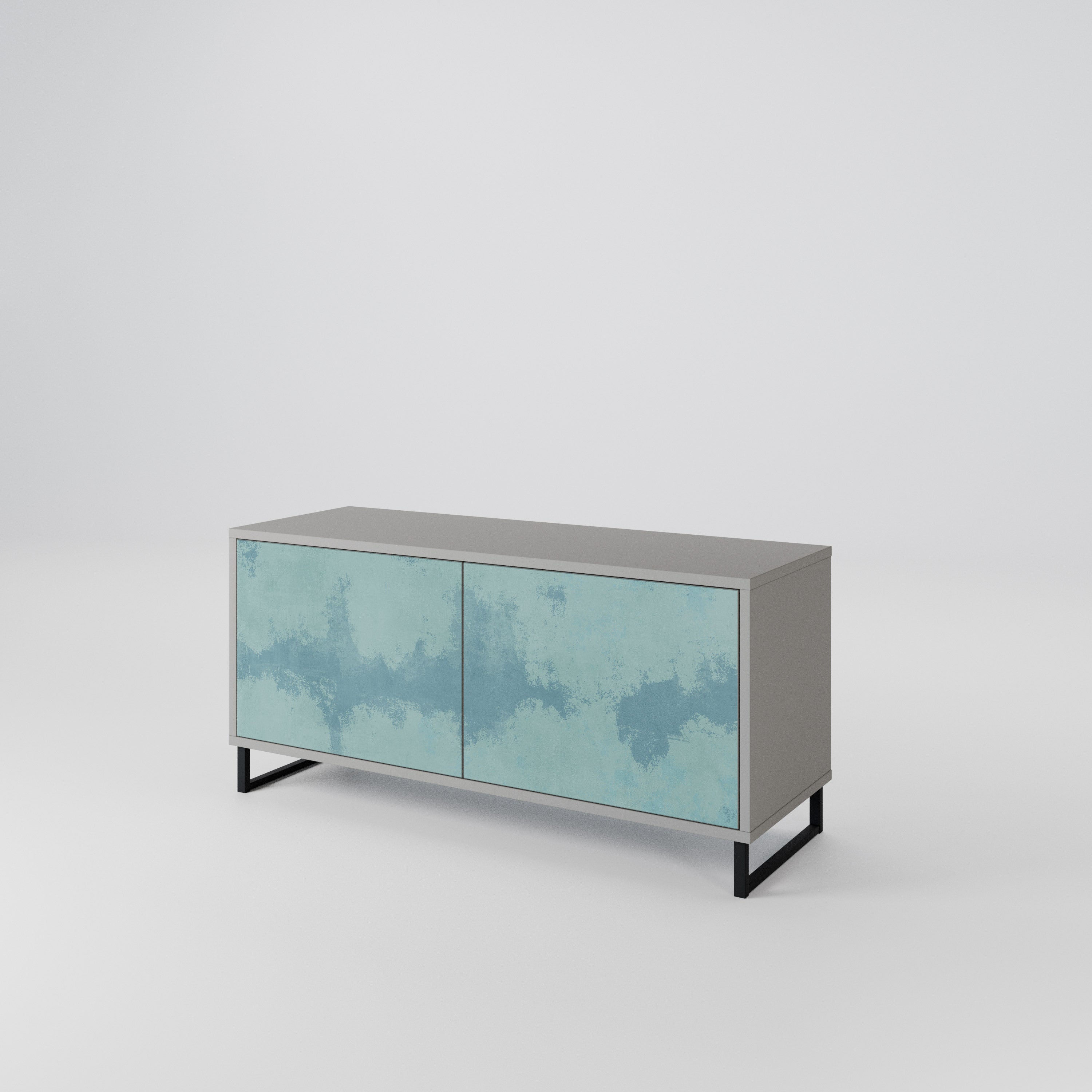 SKY WASH Compact 2-Door TV Cabinet