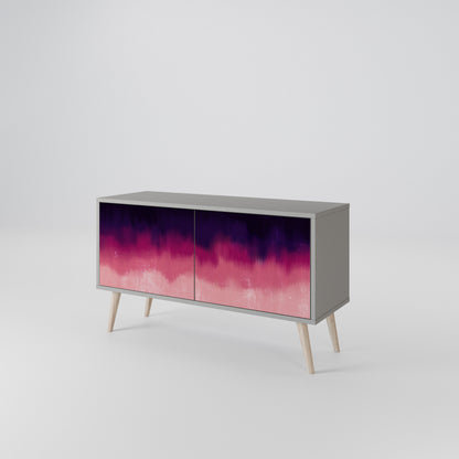 AURORA BOREALIS Mueble de TV Compacto de 2 puertas