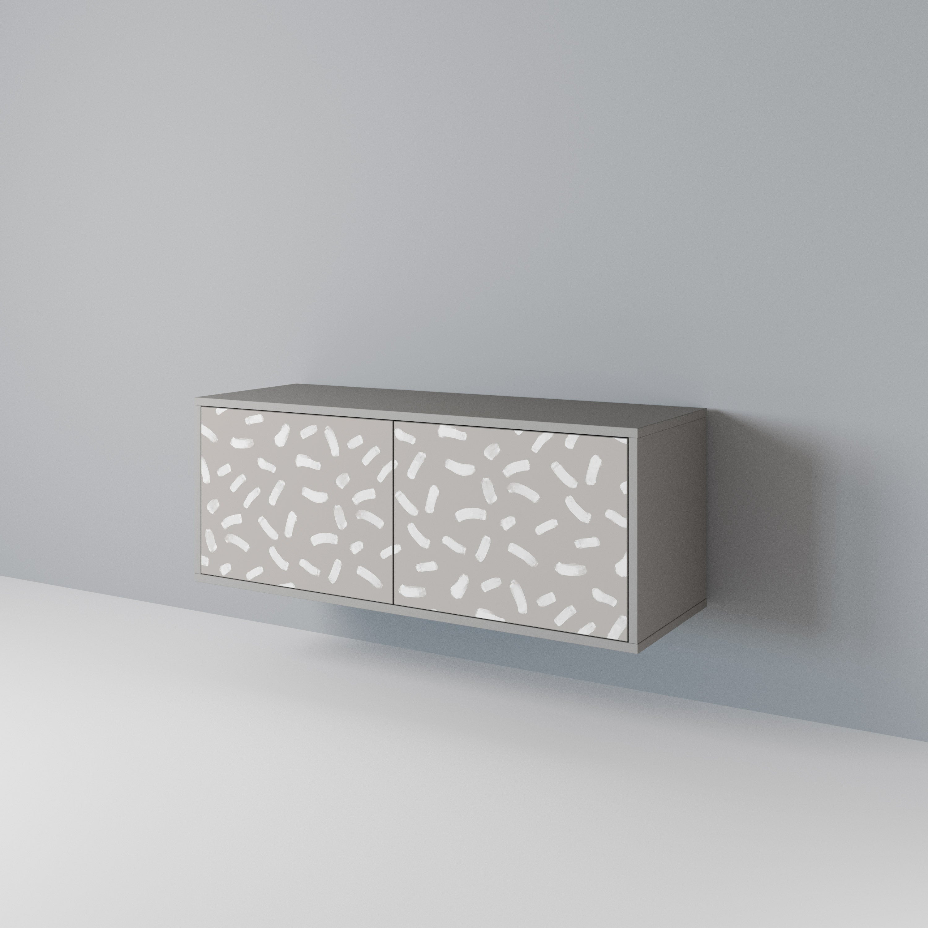 PASSING SECONDS Mueble de TV Compacto de 2 puertas