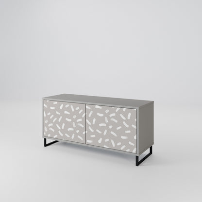 PASSING SECONDS Mueble de TV Compacto de 2 puertas