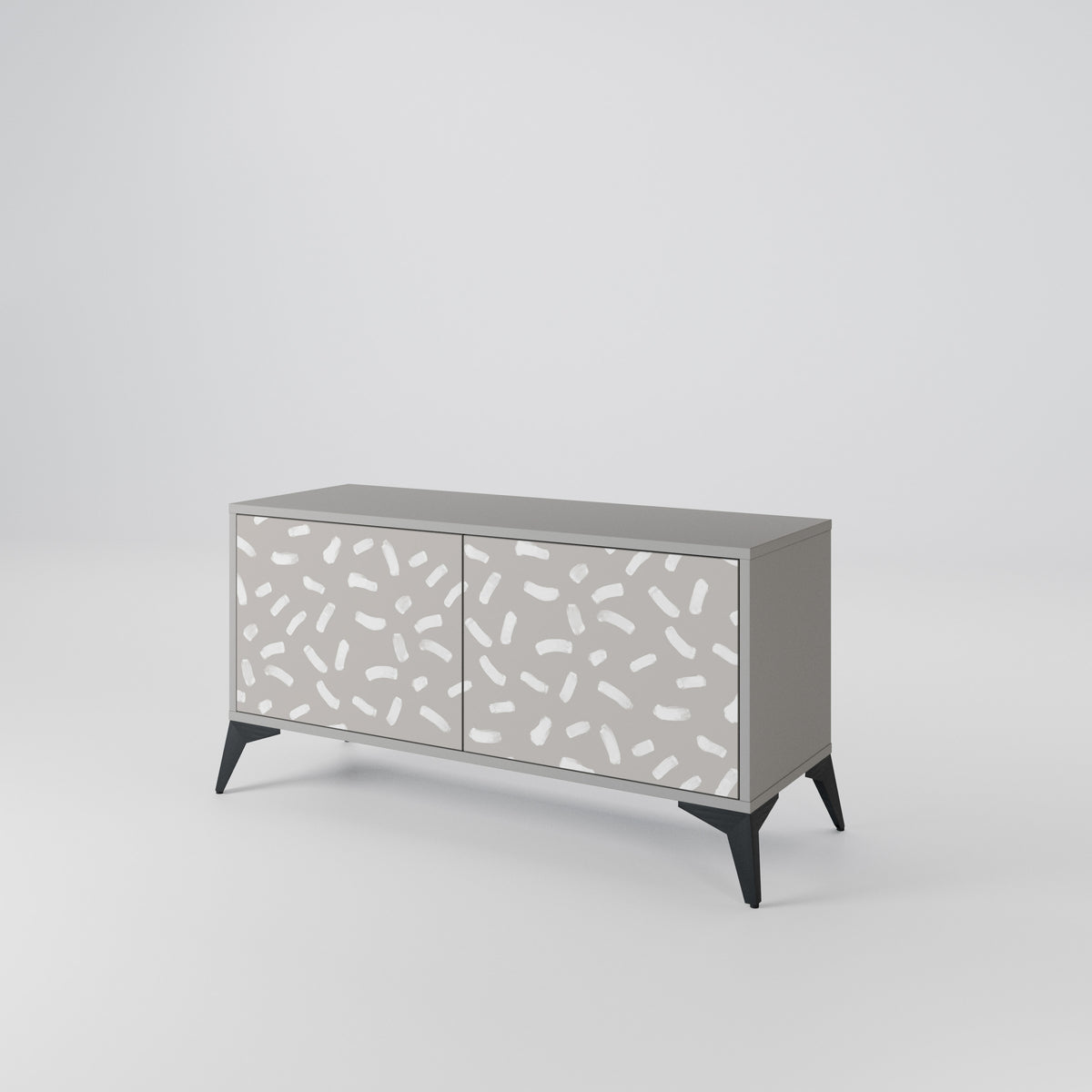 PASSING SECONDS Mueble de TV Compacto de 2 puertas