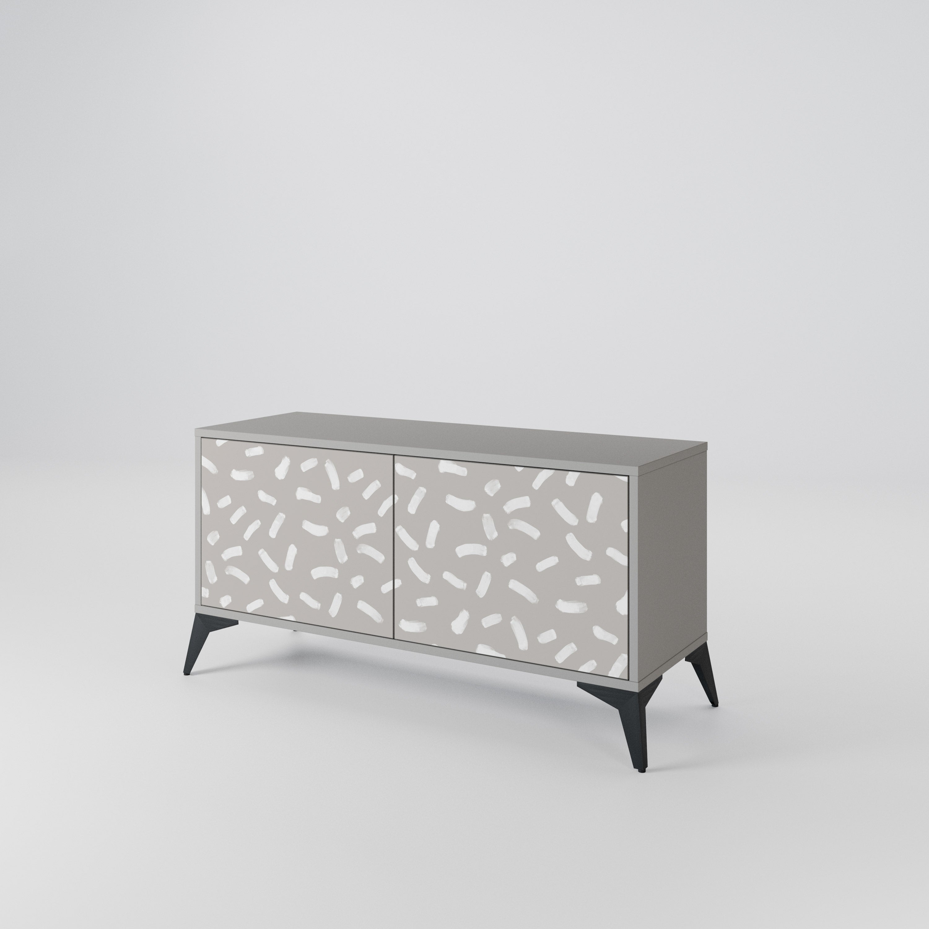 PASSING SECONDS Mueble de TV Compacto de 2 puertas