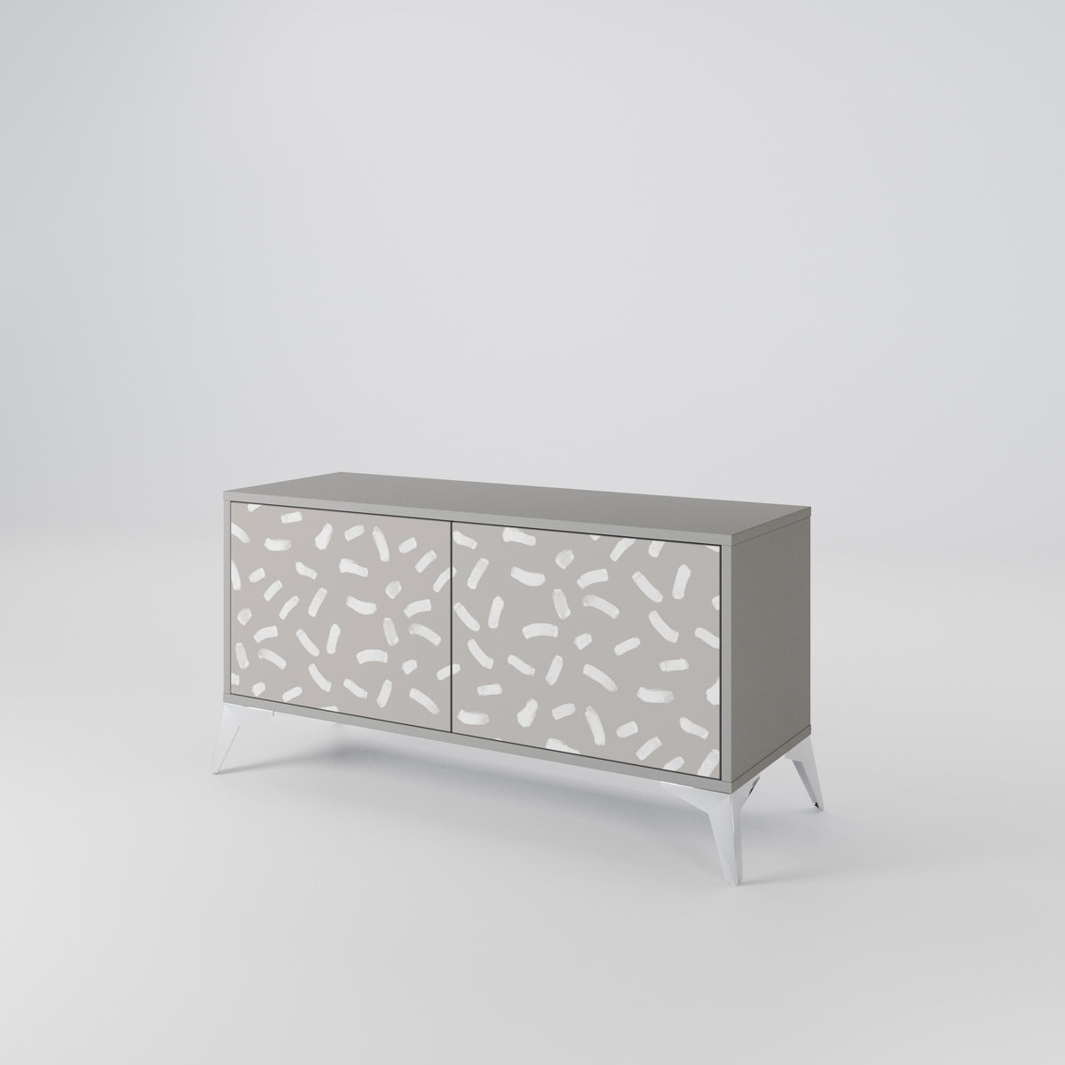 PASSING SECONDS Mueble de TV Compacto de 2 puertas