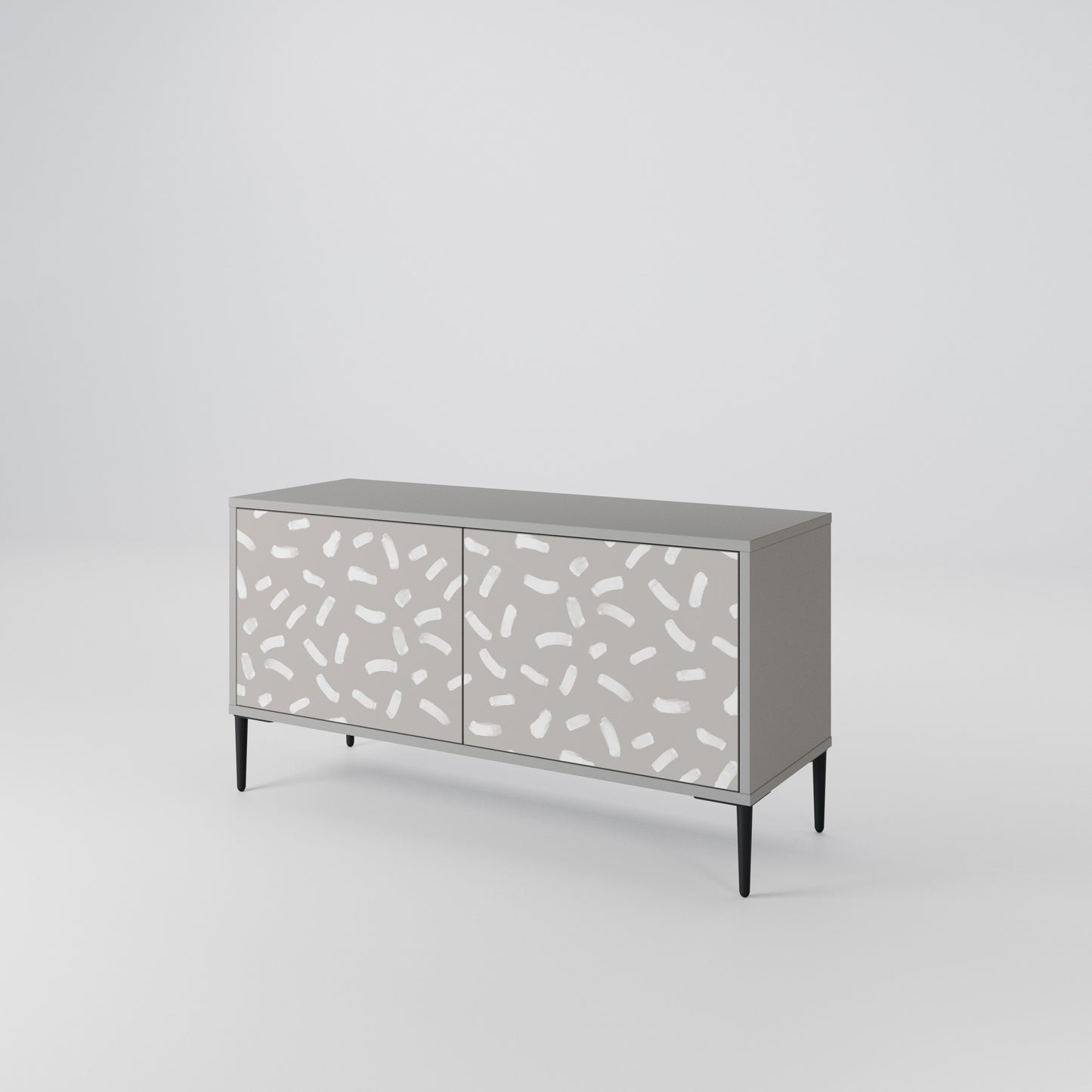 PASSING SECONDS Mueble de TV Compacto de 2 puertas