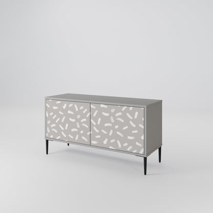 PASSING SECONDS Mueble de TV Compacto de 2 puertas