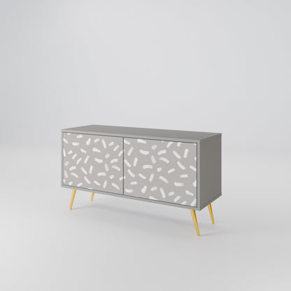 PASSING SECONDS Mueble de TV Compacto de 2 puertas