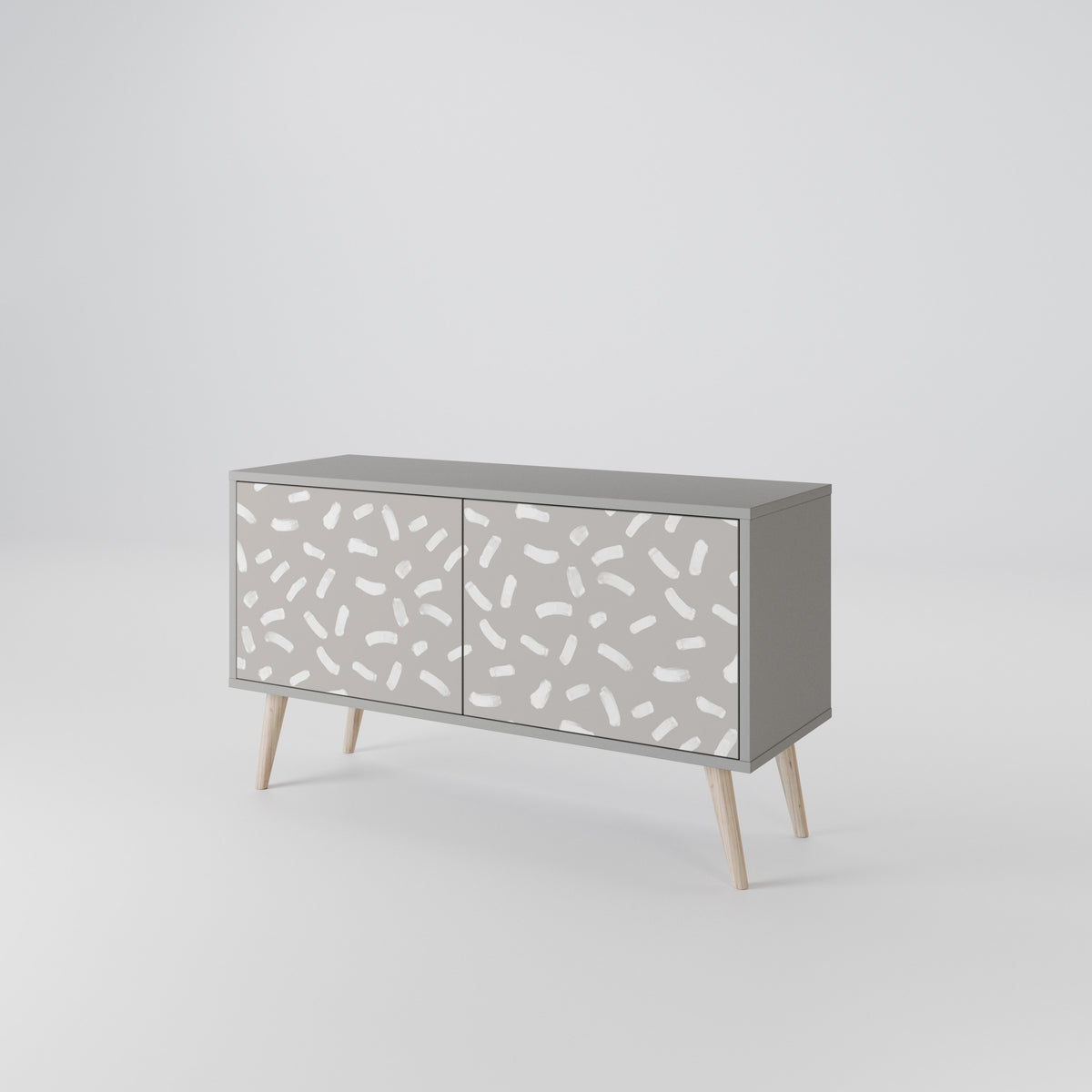 PASSING SECONDS Mueble de TV Compacto de 2 puertas