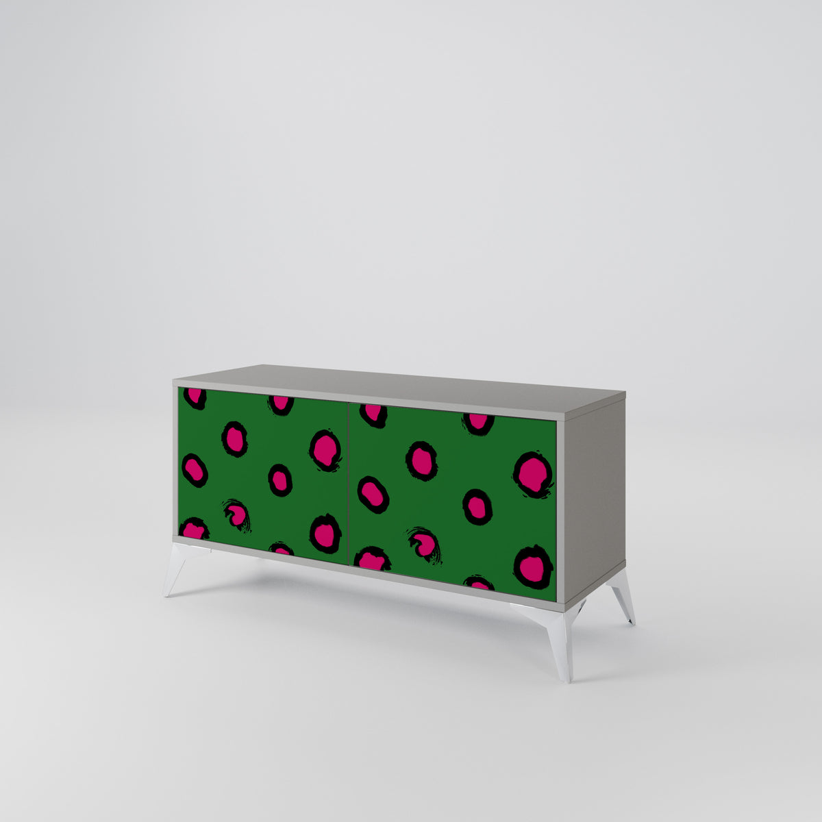 FUNKY SPOTS Mueble de TV Compacto de 2 puertas