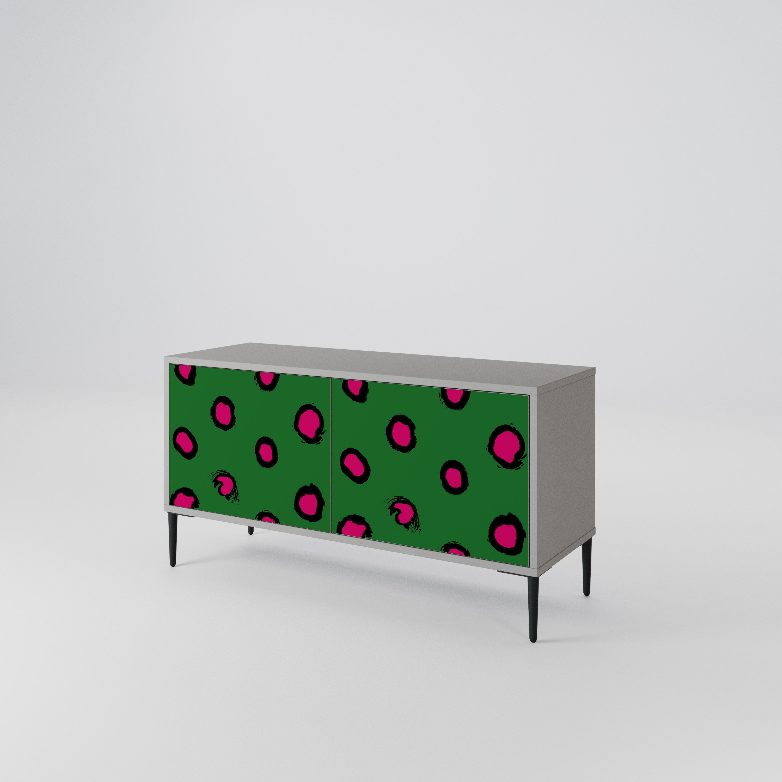 FUNKY SPOTS Mueble de TV Compacto de 2 puertas