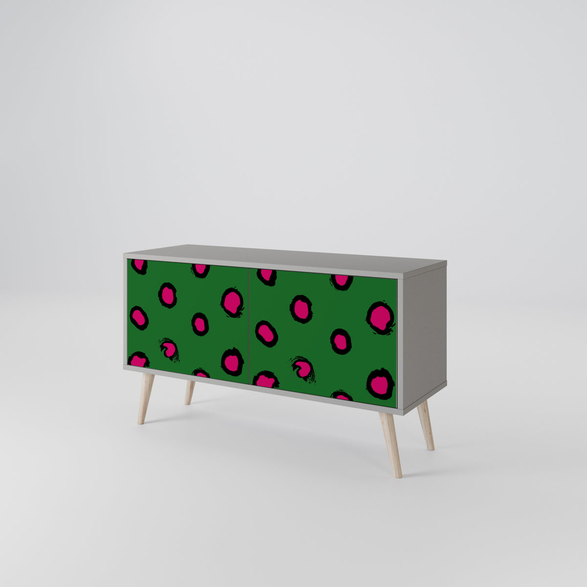 FUNKY SPOTS Mueble de TV Compacto de 2 puertas
