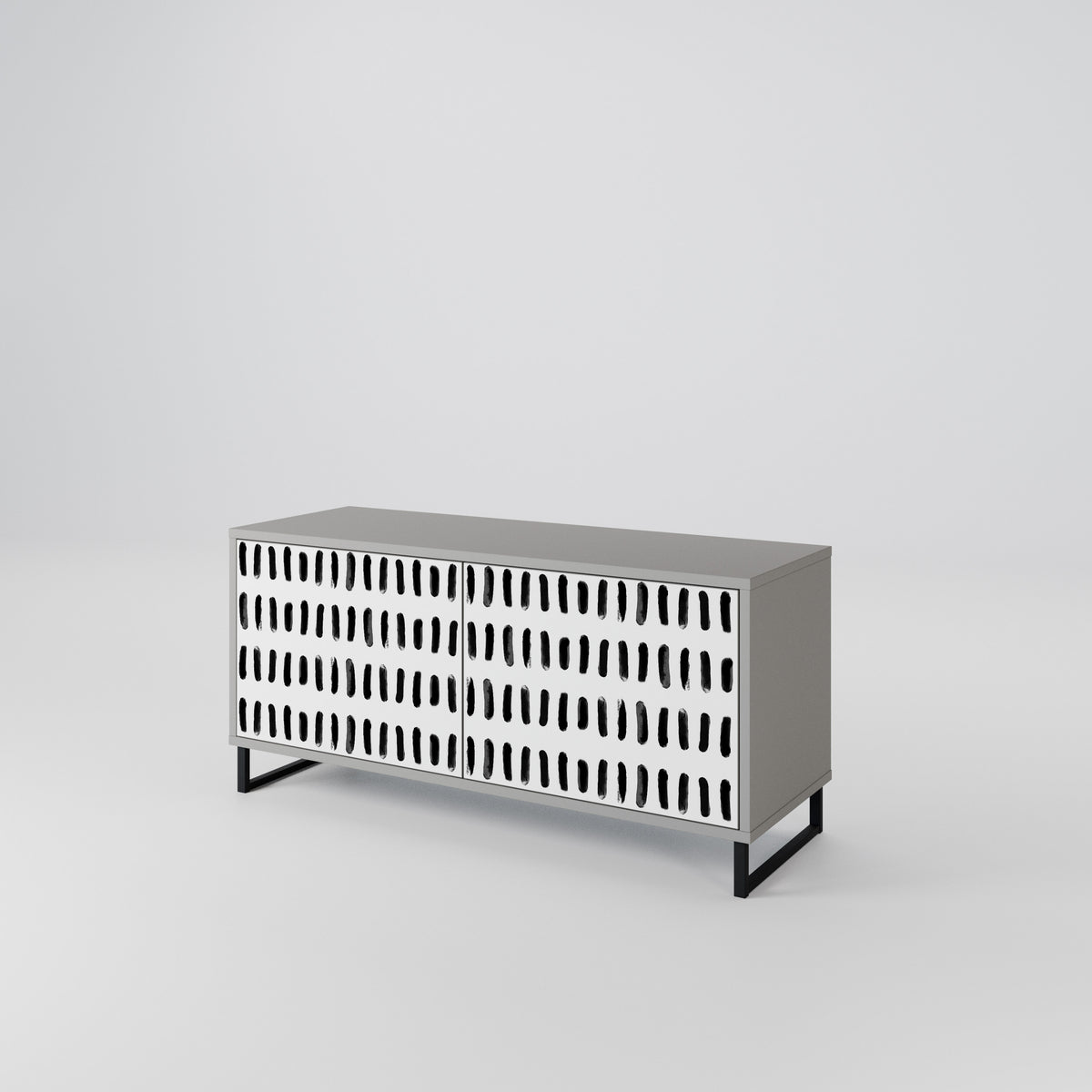 NIGHTY MELODIES Mueble de TV Compacto de 2 puertas