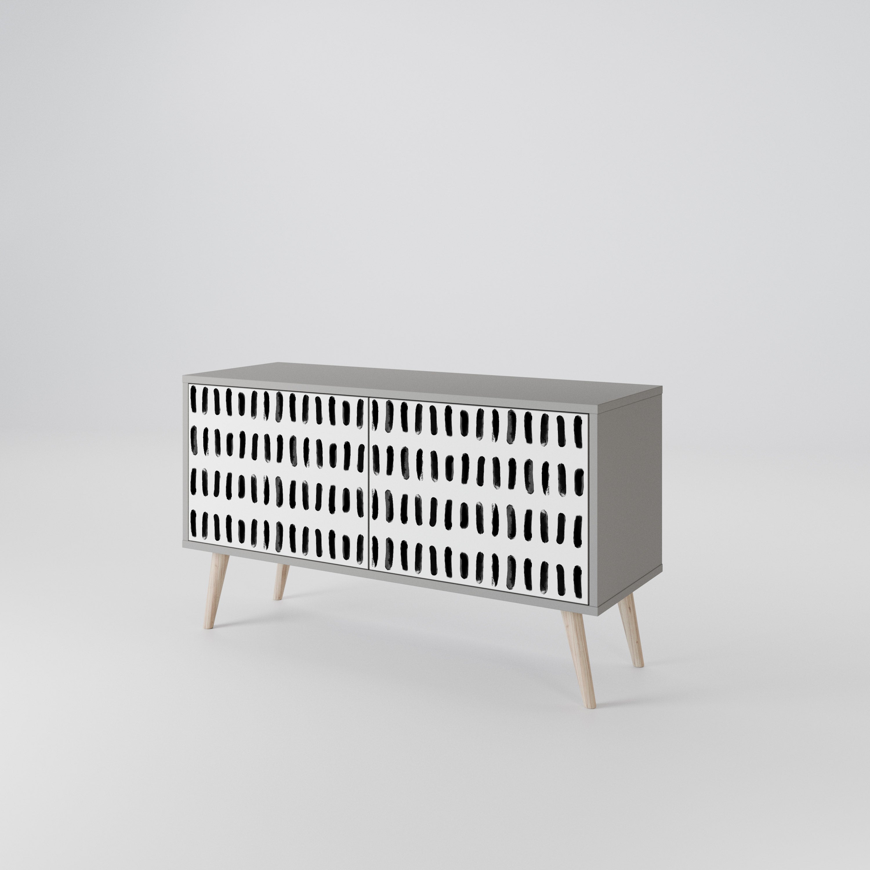 NIGHTY MELODIES Mueble de TV Compacto de 2 puertas