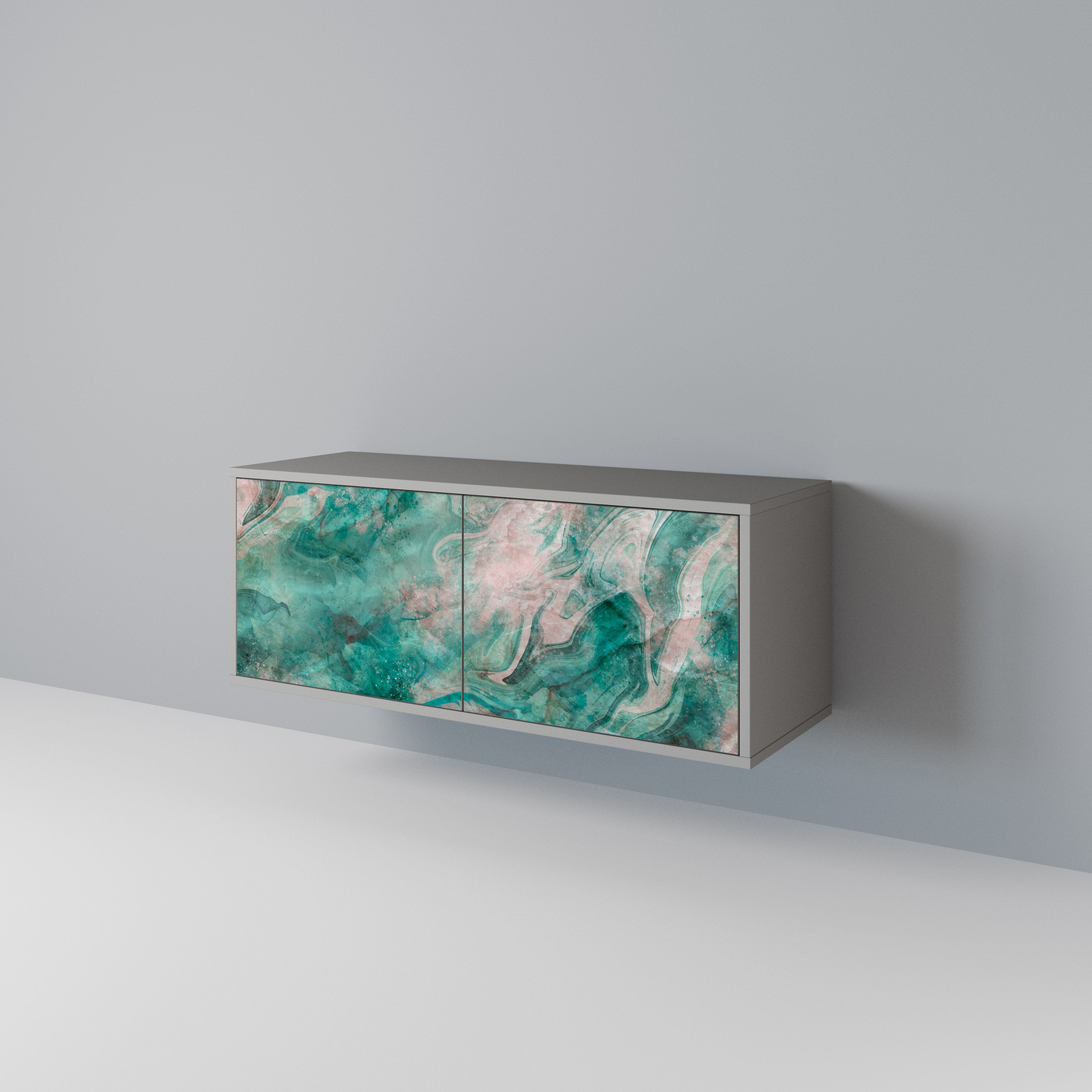 ABSTRACT ALCHEMY Mueble de TV Compacto de 2 puertas