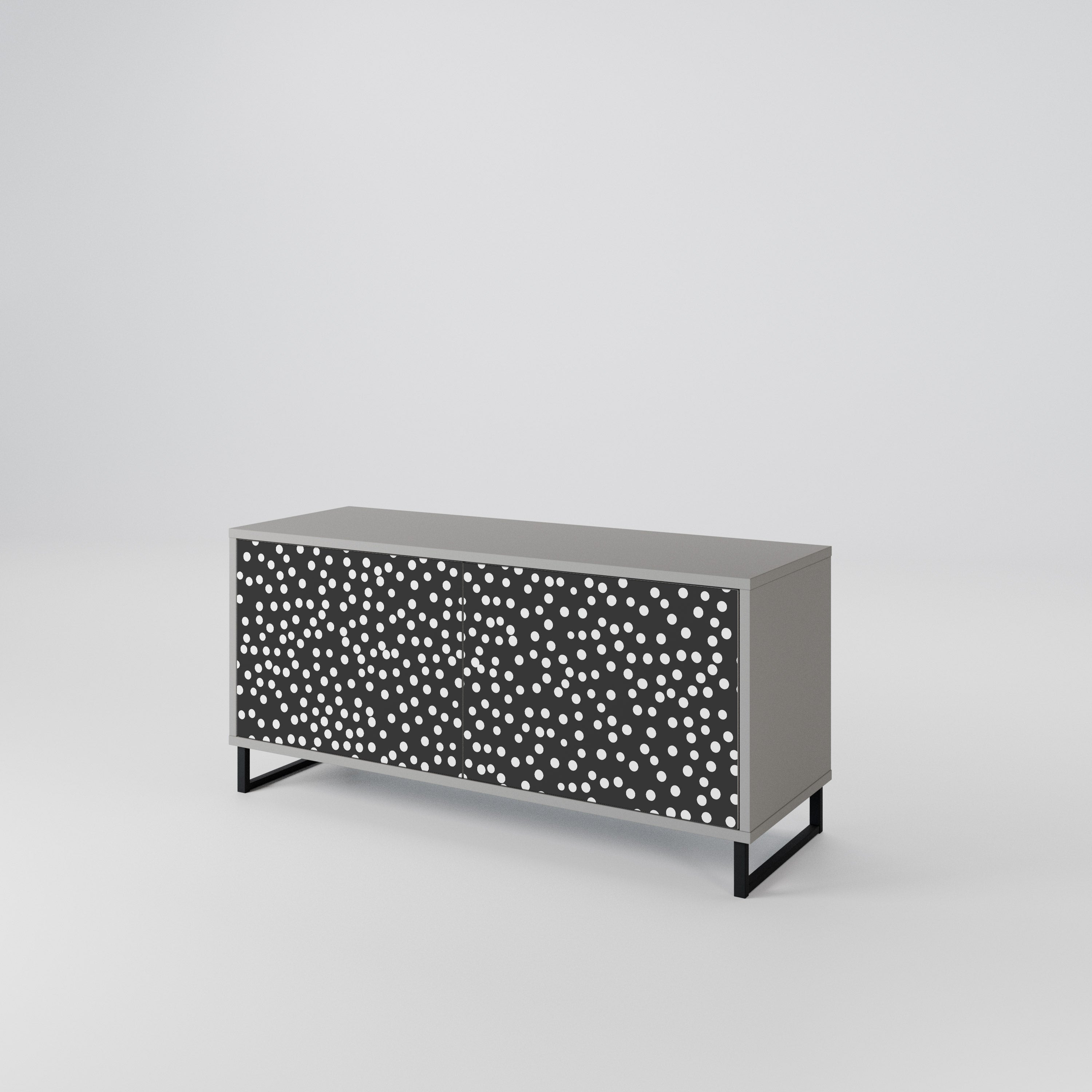 BLINDING LIGHTS Mueble de TV Compacto de 2 puertas