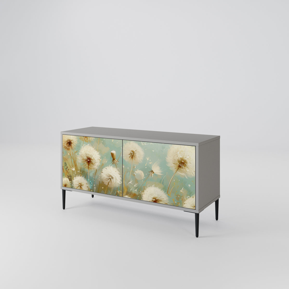 DREAMY MEADOW Mueble de TV Compacto de 2 puertas