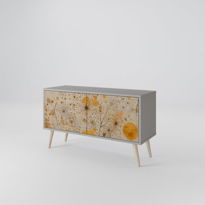 MORNING GLADE Mueble de TV Compacto de 2 puertas