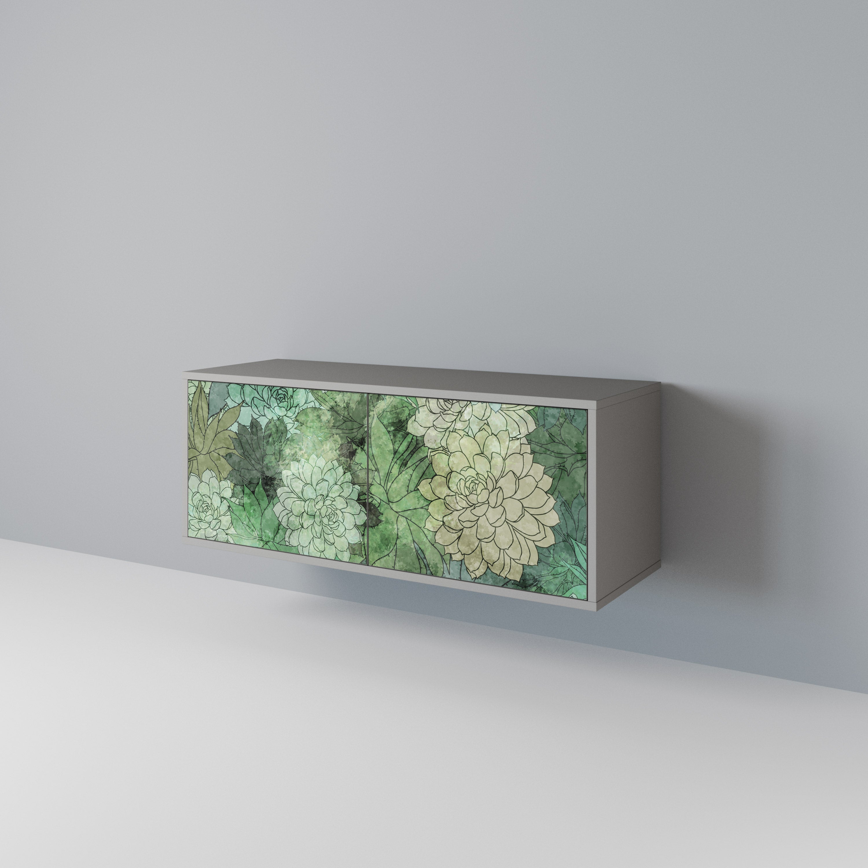 SUCCULENT CLUSTER Mueble de TV Compacto de 2 puertas