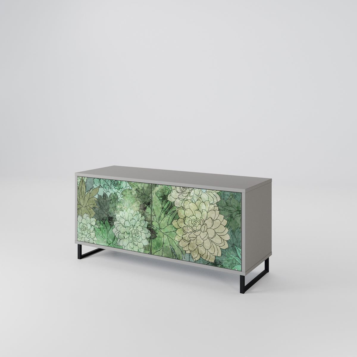 SUCCULENT CLUSTER Mueble de TV Compacto de 2 puertas