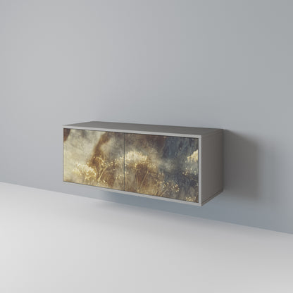 GENTLE POWER Mueble de TV Compacto de 2 puertas