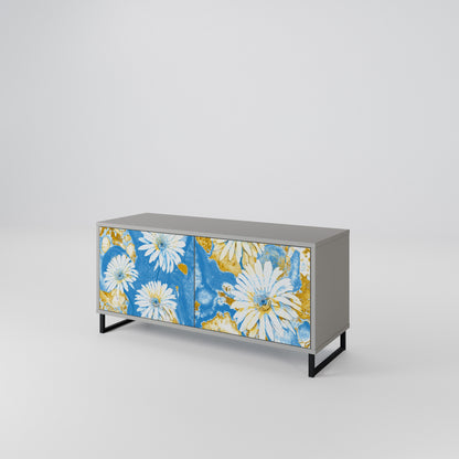 DAISY LUXE Mueble de TV Compacto de 2 puertas