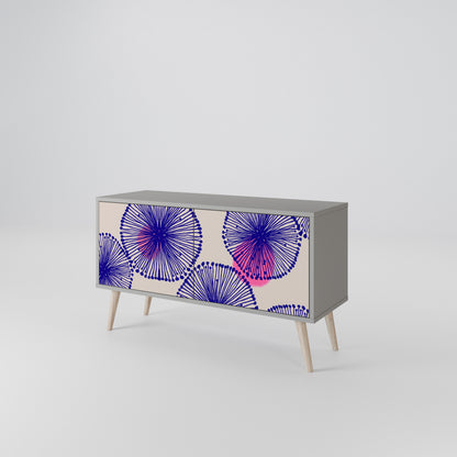 MAGIC NATURE Mueble de TV Compacto de 2 puertas