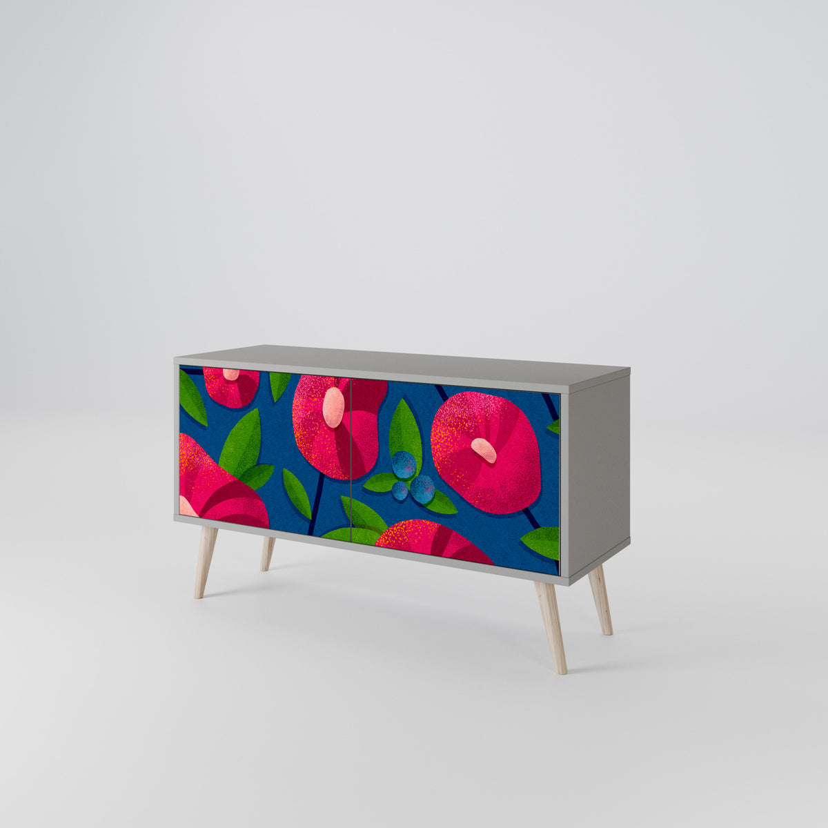 SPRING THOUGHTS Mueble de TV Compacto de 2 puertas