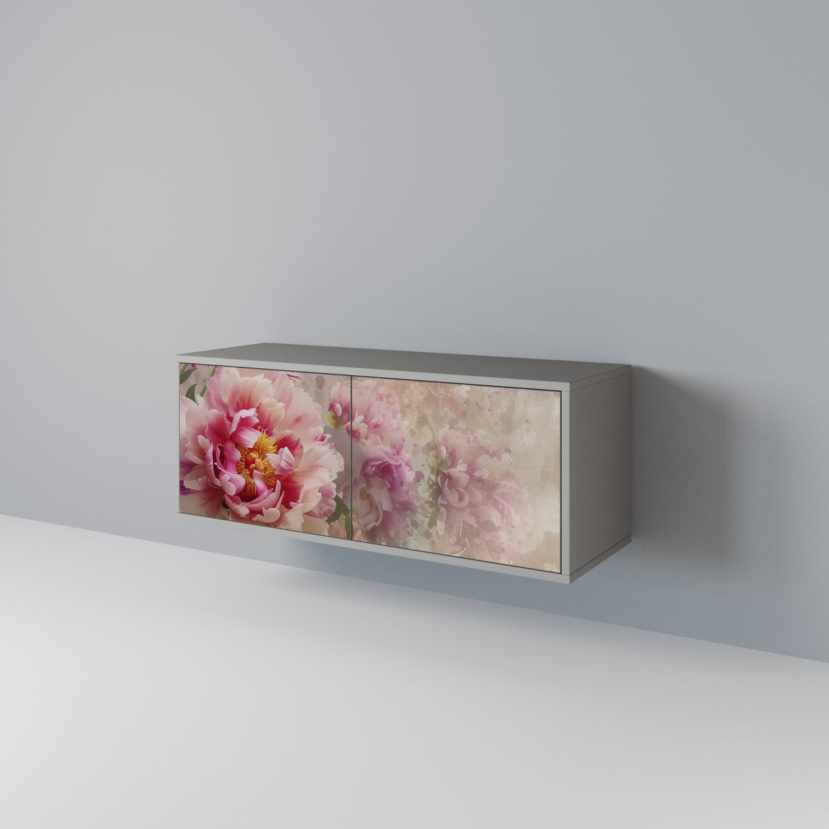 PEONY WHISPER Mueble de TV Compacto de 2 puertas