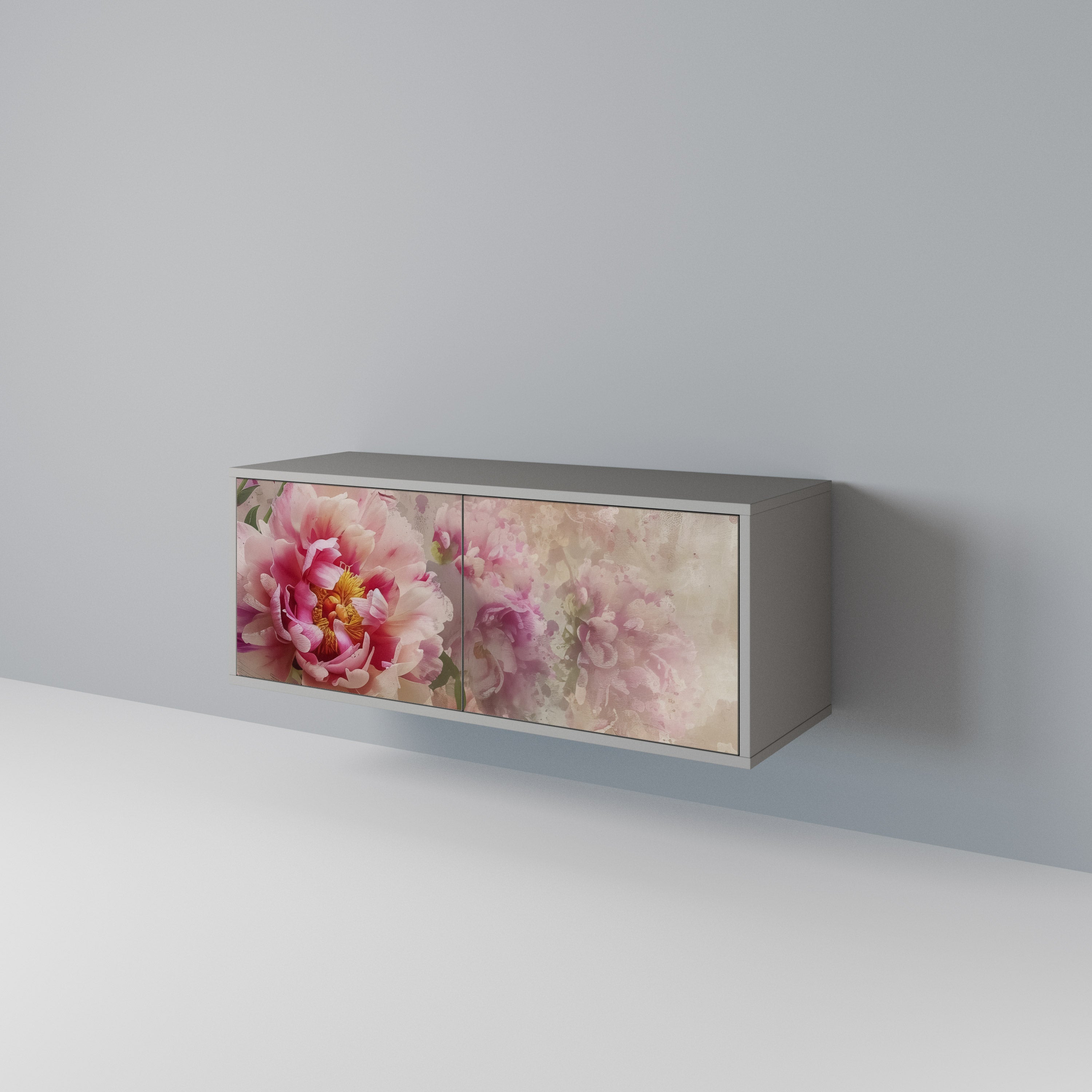 PEONY WHISPER Mueble de TV Compacto de 2 puertas