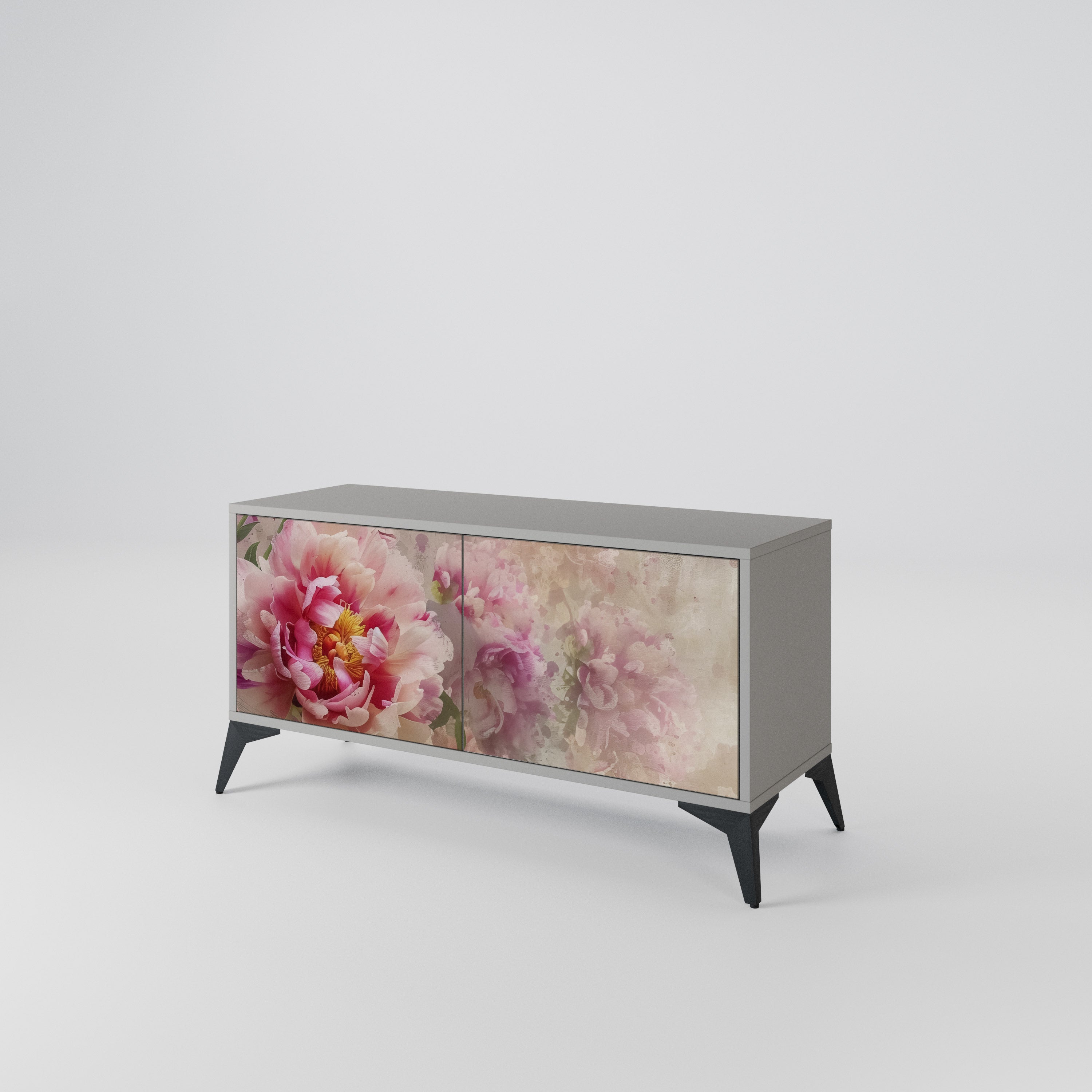 PEONY WHISPER Mueble de TV Compacto de 2 puertas