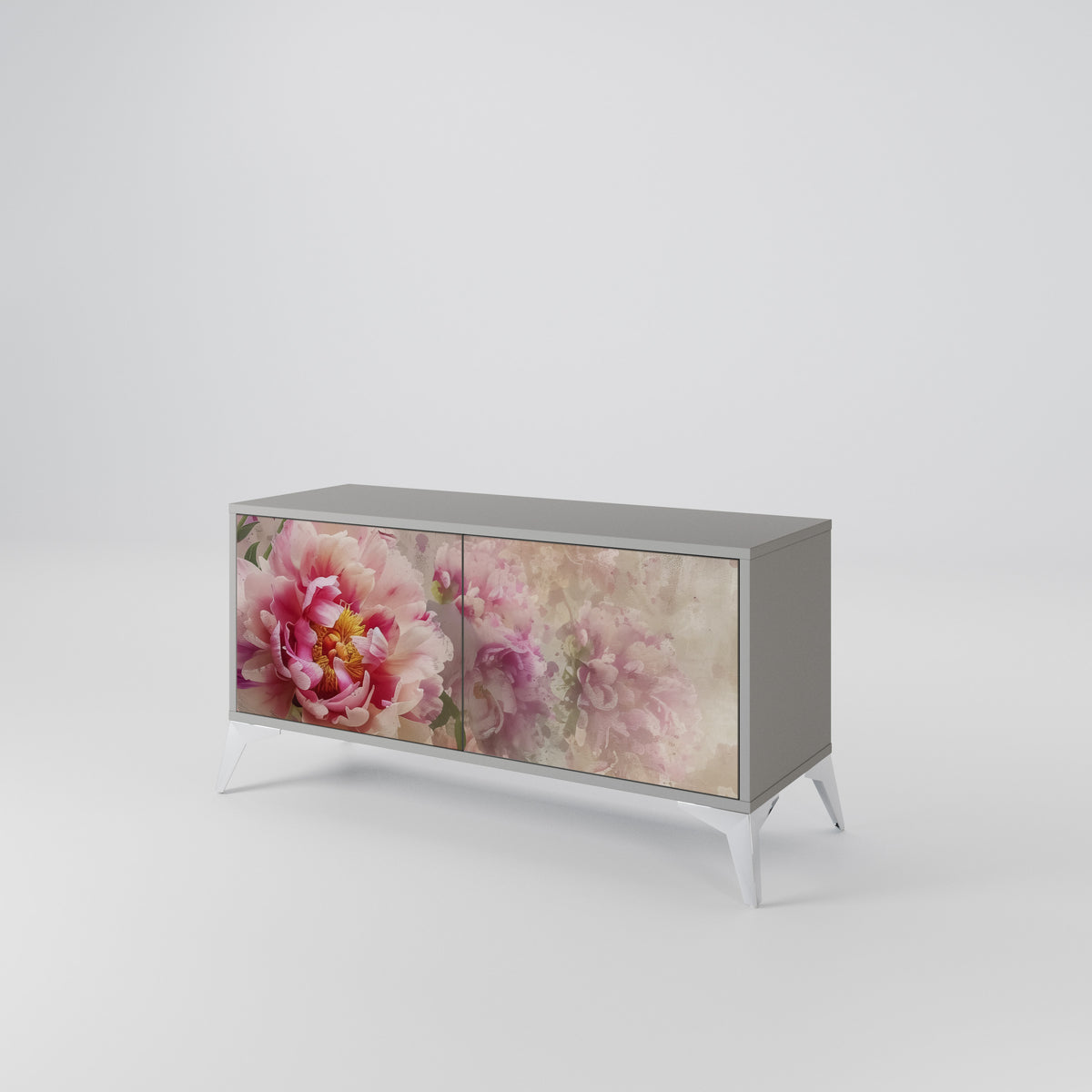 PEONY WHISPER Mueble de TV Compacto de 2 puertas