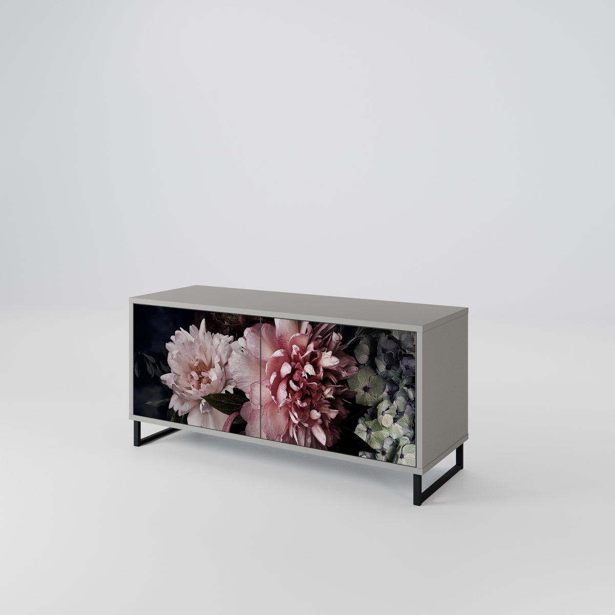PURE BLOSSOM Mueble de TV Compacto de 2 puertas