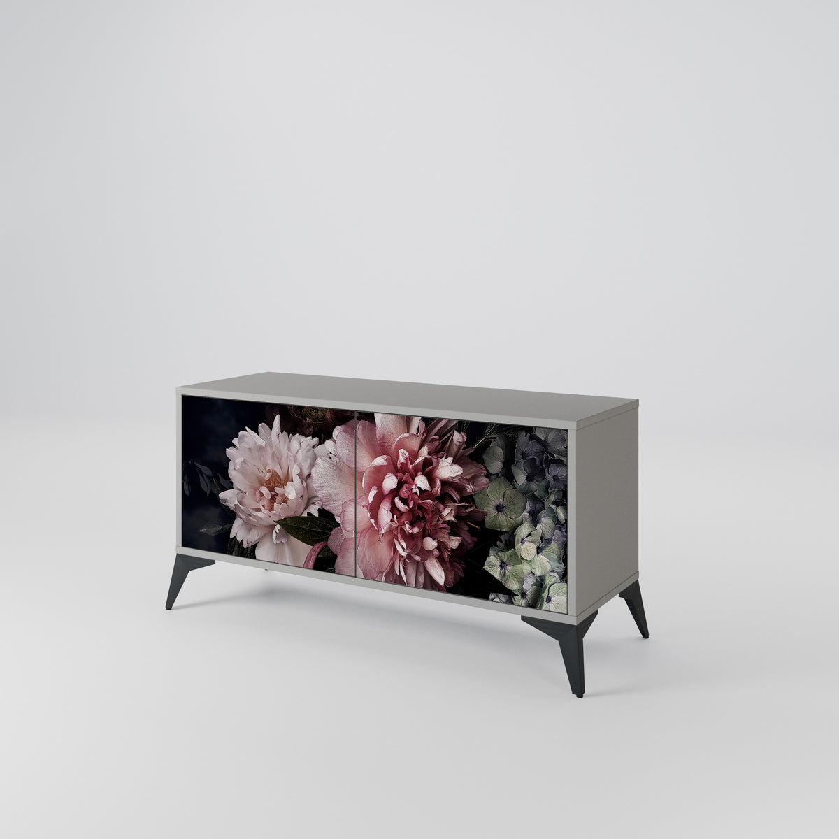 PURE BLOSSOM Mueble de TV Compacto de 2 puertas