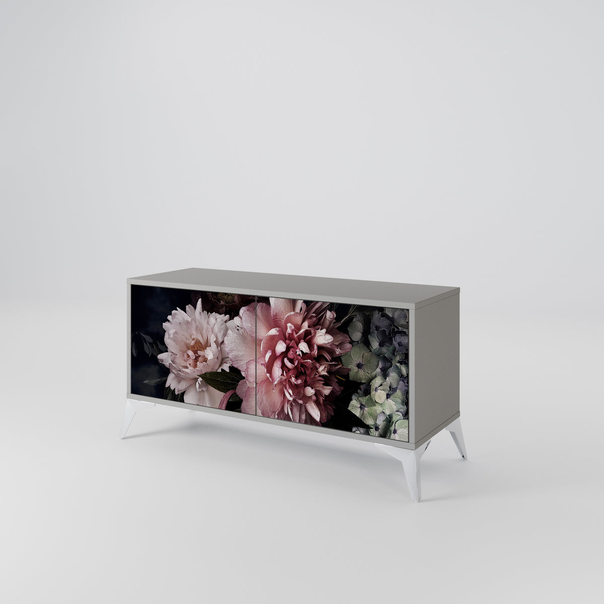 PURE BLOSSOM Mueble de TV Compacto de 2 puertas
