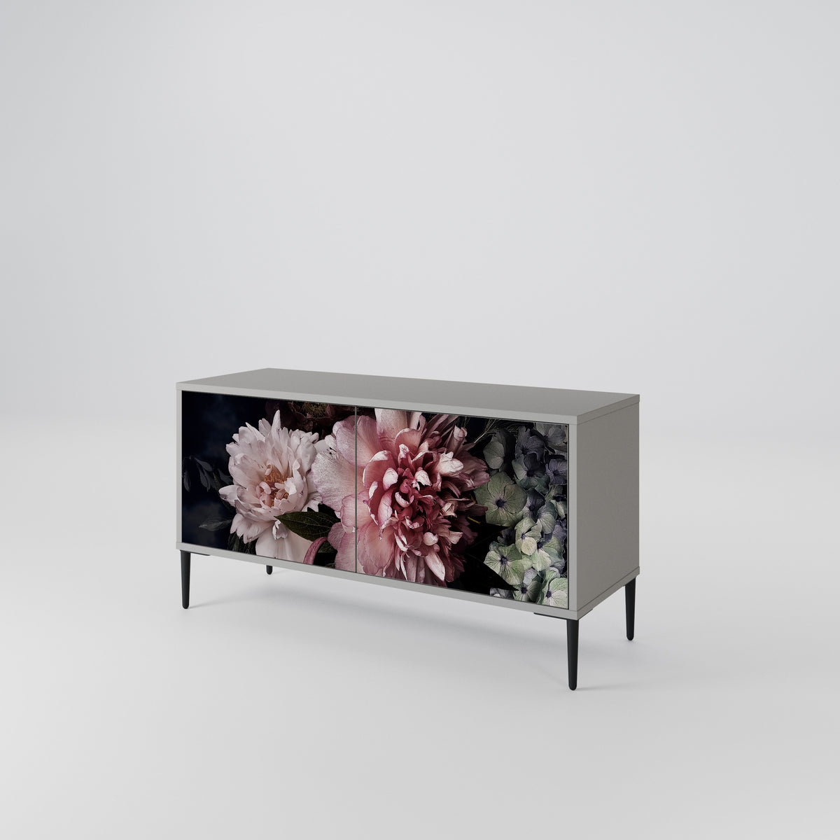 PURE BLOSSOM Mueble de TV Compacto de 2 puertas