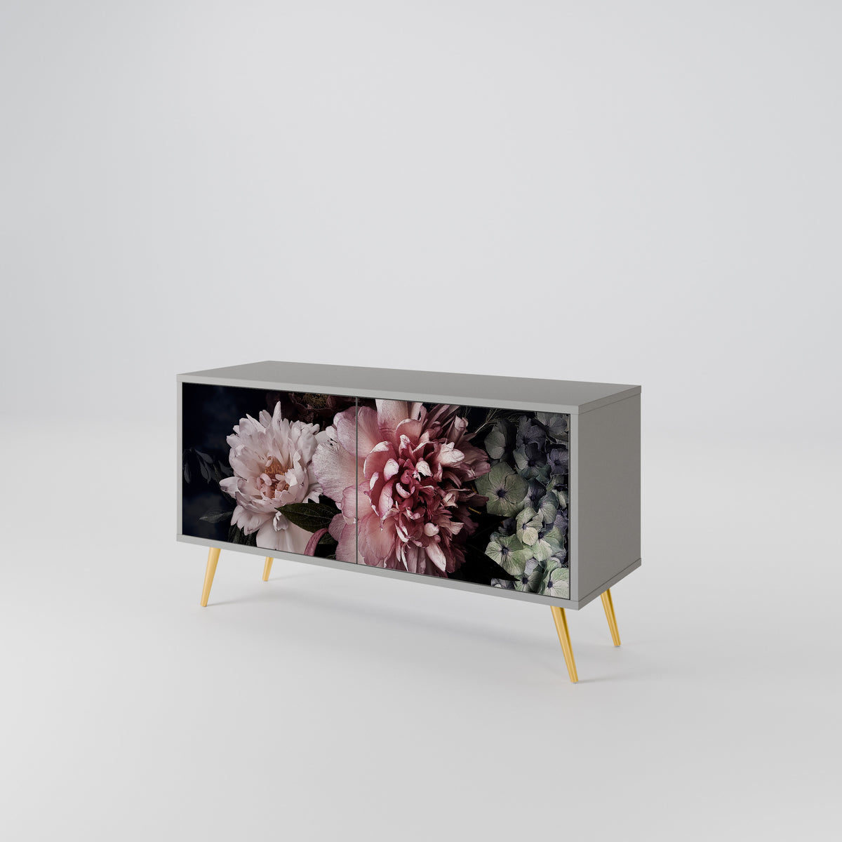 PURE BLOSSOM Mueble de TV Compacto de 2 puertas