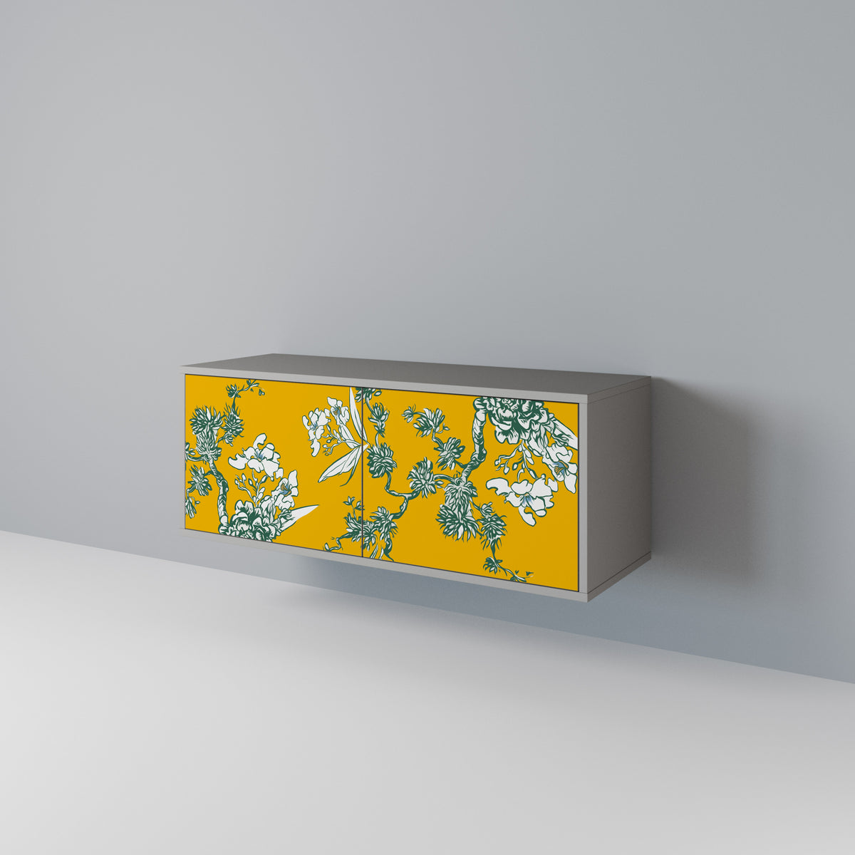 YELLOW CHINOISERIE Mueble de TV Compacto de 2 puertas