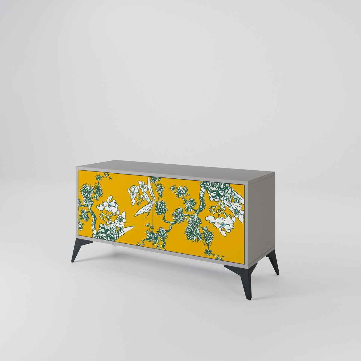 YELLOW CHINOISERIE Mueble de TV Compacto de 2 puertas