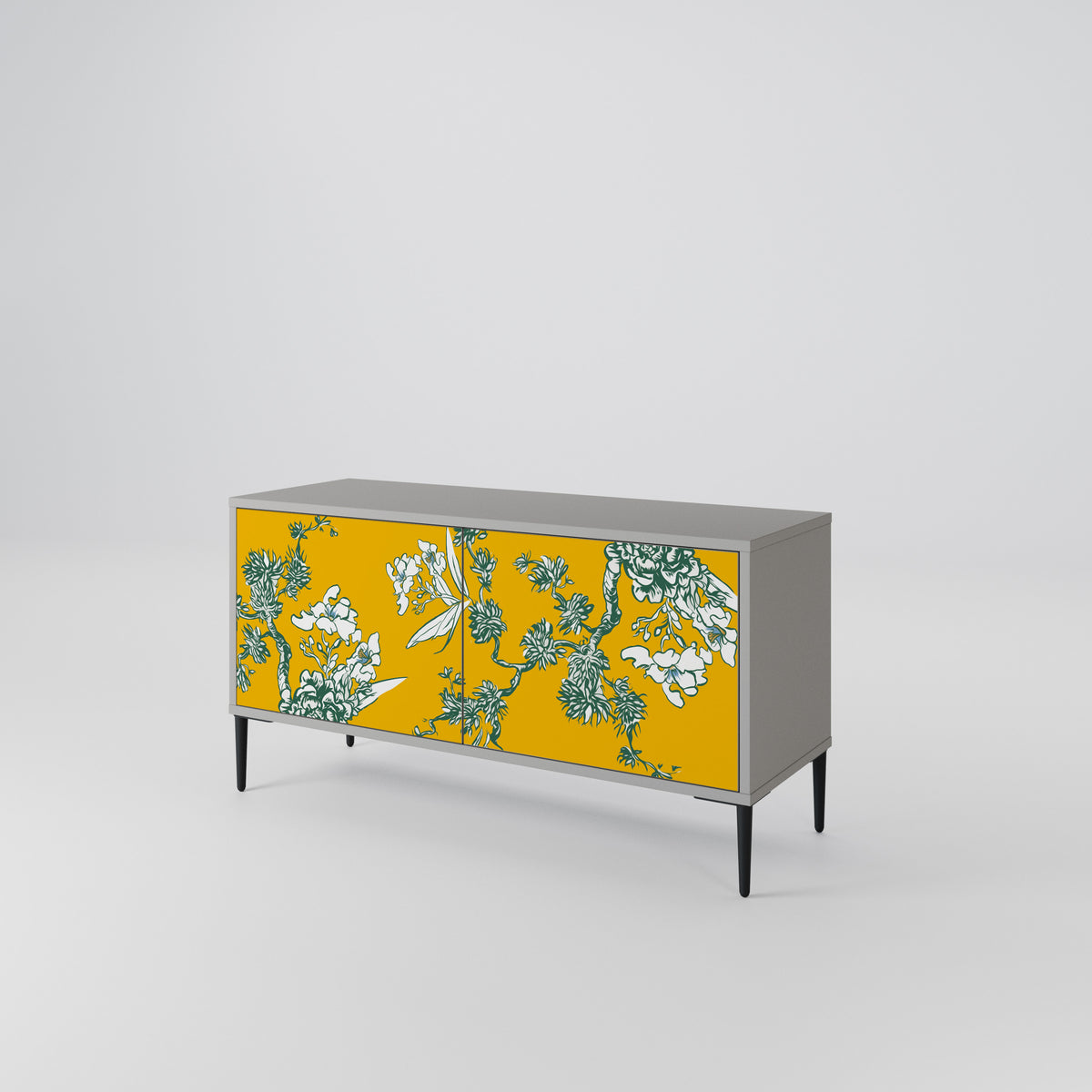 YELLOW CHINOISERIE Mueble de TV Compacto de 2 puertas
