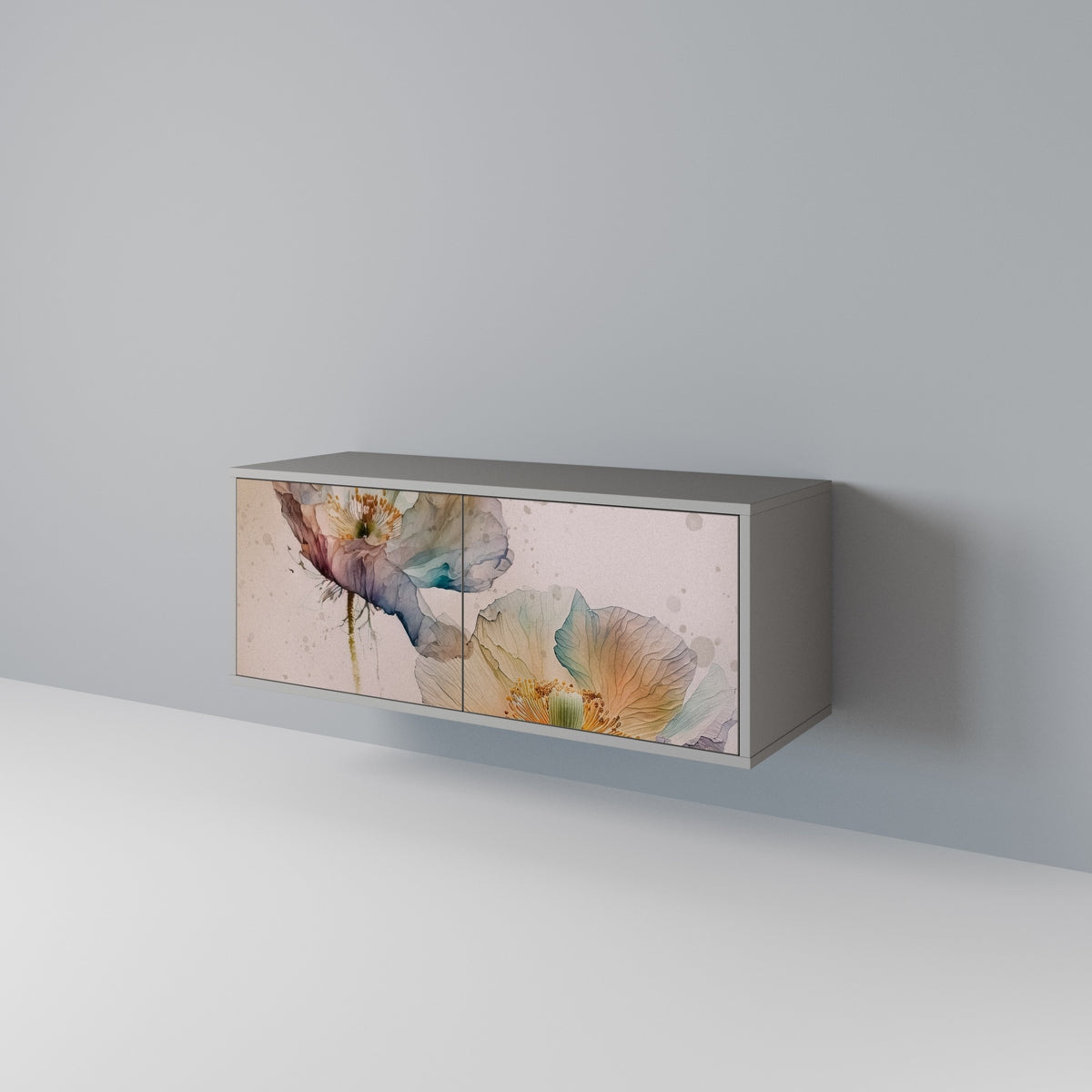 SOFTEN POPPY Mueble de TV Compacto de 2 puertas