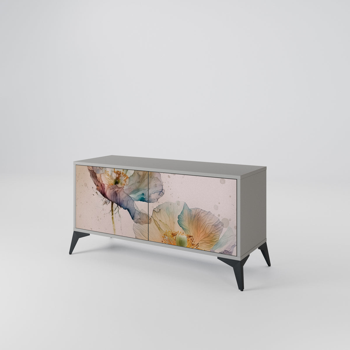 SOFTEN POPPY Mueble de TV Compacto de 2 puertas