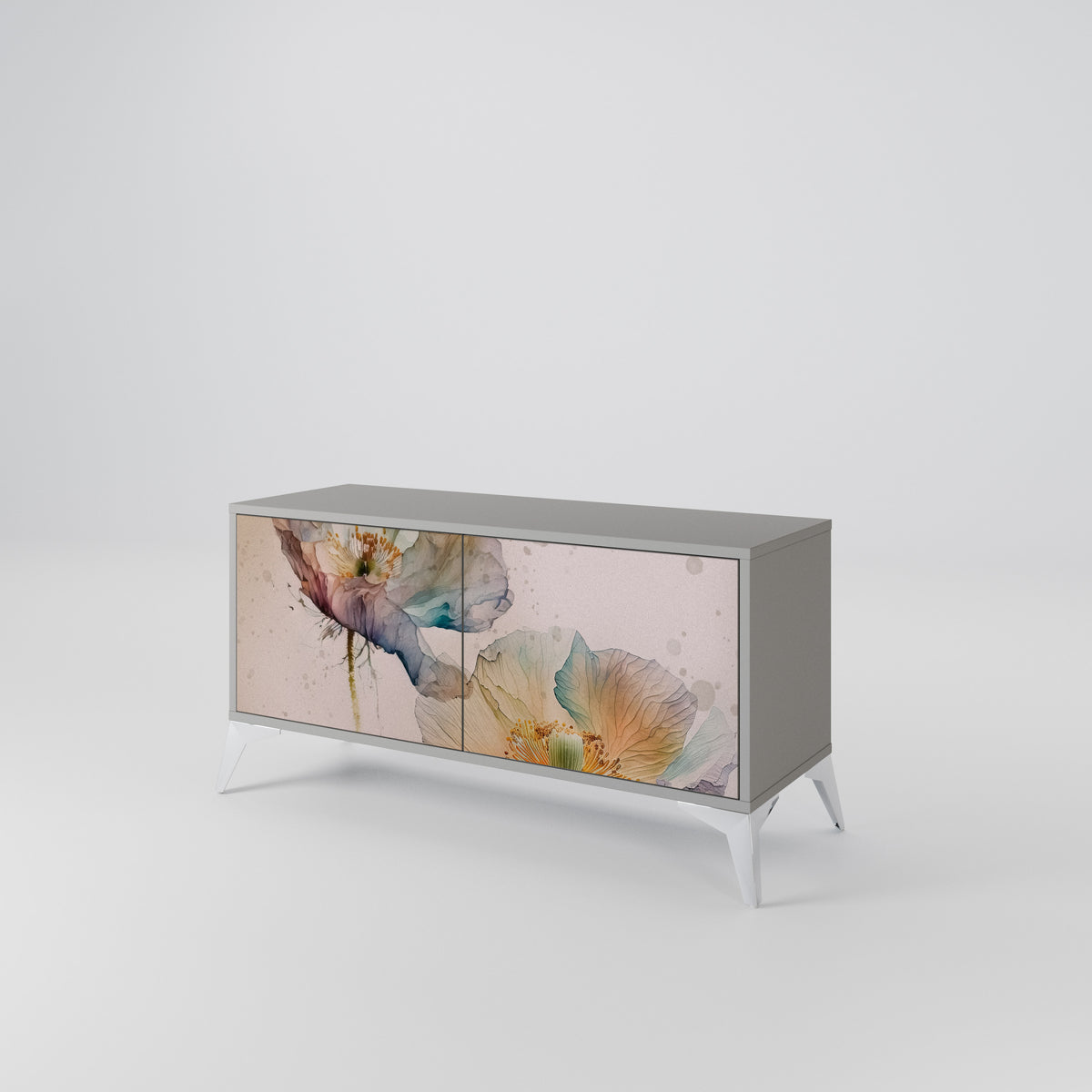 SOFTEN POPPY Mueble de TV Compacto de 2 puertas